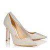 Elegant Bridal Wedding Dress Shoes Romy Pumps Glitter Degrade Fabric Women's High Heels Luxury Lady Party Time EU35-43
