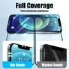 4 Stuks Volledige Cover Gehard Glas Voor Iphone 11 12 13 Pro Max Screen Protector Xs Xr 6 7 8Plus Beschermende Film7441167