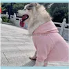 Apparel Supplies Home & Gardenwinter Clothes Medium Large Clothing For Big Costume Knitted Dog Sweater Bulldog Labrador Pure Pet Hoodie Ropa