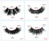 NEW 3D Mink Eyelashes Mink Mink Soft Natural Natural Shice False Sheaps Makeup 32 Styles