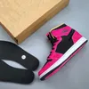 High Zoom CMFT Fireberry Basketball Shoes 1 1s Dark Pink Black Fire Berry Fashion Sport Sneakers