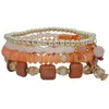 Bracelets porte-bonheur perles bohème perles pour femmes chaînes multicouche main chaîne océan Style multi cercle cristal Pulseras