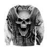 Crazy Skull With Angel Wings 3D All Over Printed Unisex Deluxe Hoodie Män Sweatshirt Zip Pullover Casual Jacket Tracksuit Dw0280 210813