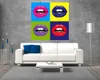 Kiss Lips olieverf op canvas Home Decor Handcrafts / HD Print Wall Art Picture Customization is acceptabel 21050633