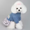 Cute Pet For S Koty Przytulne Letnie Puppy Dog Dress Princess Mały Spódnica Outfit Dog Ubrania Miś Pomorskie
