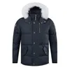 Piumino 3Q Pelliccia invernale con cappuccio Cappotto casual Parka spesso da esterno UK Canada nocche Doudoune5110995