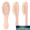 Bambus Bristles Detangling Drewniane szczotki do włosów Mokre lub Suche Owalne Hairbrush 16 * 4.5 * 3 cm dla kobiet Mężczyźni i dzieci OWE1980 Cena fabryczna Ekspert Quality Quality Najnowszy styl