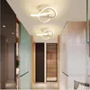 벽 램프 계단을위한 현대적인 LED 조명 로프트 통로 복도 부엌 거실 실내 집을 아크 형태의 간단한 장식 비품