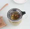 Roestvrij staal Mesh Tea Infuser Gereedschap Huishoudelijke Herbruikbare Koffiezeilers Metalen Losse Filter Zeef Herbal Filters SN2674