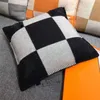 Smelov fashion covers vintage fleece pillowcase letter european pillow cover wool throw luxury pillowcases 45x45cm 65x65cm