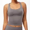 L028 Alles in één cup Yoga-outfits Women039s Tanktop Sportbeha Damesondergoed Gewatteerde hardloopfitness Casual oefeningsvest Gy5595318