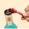 فتاحة زجاجات معدنية ملونة، سبليت مفتاح حلقة سلسلة المفاتيح السائبة الألومنيوم الجيب مخلب بار الصودا المشروبات فتاحة زجاجة البيرة