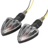 2x Motocykl Kurtowy Lampa Sygnałowa Rower Motorowy E-Mini Mini Arrow Wskaźniki żarówki 12V