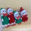 2.5INCH Jul Baby Doll Bokhylla Fairy Dolls Xmas Plush Kids Fashion Mini Söt leksaker Ornaments Alla hjärtans dag Gåvor Tillbehör G16bdkd