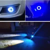 Auto COB 1200LM 30W LED Nebel Licht Weiß Angel Eye DRL Fahren Projektor Signal Lampen Nebel Lampen Auto tuning Auto Lampe