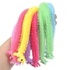 Fidget Speelgoed Sensory Toy Noodles Touw TPR Stress Reliever Unicorn Malala Le Decompression Pull Ropes Angst Relief voor Kinderen Grappige FY2630