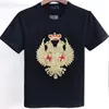 22ss 100% coton designer t-shirt pour hommes Graffiti Casual Tees Été manches courtes hip hop Skateboard tops tee Punk imprimer lettre femmes tigre t s