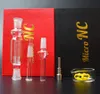 10mm Micro NC Fumer Mini Nectar Collecteur Kit avec Pointe En Titane Nail Cendre Catcher Dab Paille Verre Bongs Grande Vente