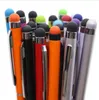 Metal Pen Рекламная конденсаторные производители могут печатать логотип с сенсорным экраном шариковые ручки