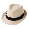 Enfants039s Place Paille Panama Jazz Gangster Hat extérieur Men039 et femmes 039S Sun Hat6978162