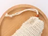 9x14cm Bubbles maken Zeep Saver Sack Bad Scrubber Pouch Opbergtas Trekkoord Houder