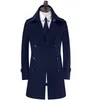 Classic Brand 2021new Fashion Long Winter Coats Slim Fit Men Casual TrenchCoat Mens Double Breasted Trench Coat UK Style Outwear p3019152