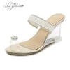 Mulheres de verão Aberto do dedo do pé Lady Wedges Heel Shoes Shoes Shoes Plus Size 34-43 Girl Abra Sinpista de cordão de corda