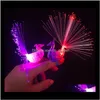 Autres événements Fournitures de fête Accueil Jardin Drop Livraison 2021 1000pcs Peacock Finger Light Coloré LED Anneaux lumineux Gadgets de fête Enfants Int