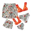 Família, combinando, swimwear, roupa, mãe, mãe filha, biquíni, roupa, olhar pai, filho, natação, banho, shorts mamãe pai, e, mim, roupa 210417