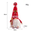 Christmas Gnome with Light Nisse Figurine Plush Swedish Tomte Elf Xmas Holiday Party Home Decor Ornaments PHJK2111