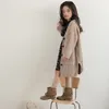 가을 아기 탑 브랜드 소녀 스웨터 키즈 겉옷 어린이 카디건 유아 단일 브레스트 코트, 2640 211106