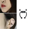 2021 Fake Piercing Nose Ring Alloy Hoop Septum Ringar för Kvinnor Body Smycken Gifts Fashion Magnetic