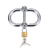 Металлические наручники с ключами Секс-игрушки для пар взрослых Эротические манжеты на щиколотке Ручной ограничитель БДСМ Бондаж Раб Игры для взрослых3699066