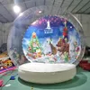 2M / 3M / 4M القطر نفخ الثلج غلوب / عملاق استبدال خلفية سنو غلوب عيد الميلاد في الهواء الطلق الديكور الإعلان