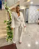 Plus Size Mother Of The Birde Pants Suits Summer Street Celebration Blazer Set Evening Party Prom Wedding Wear 2 Pieces