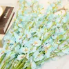 Decorative Flowers & Wreaths 95cm 5 Branch Artificial Dance Orchid Silk Flower Fake Plant Simulation Decoration For Wedding Party Home Decor