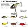 6 pièces/lot 75mm 17g crayon leurre ensemble Topwater spinner leurres de pêche basse whopper plopper grenouille à la traîne pesca whopper plopper 220121