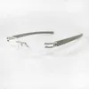 Black Friday Tag Frame Montature da vista per donna e uomo Rimless Eye De Grau Spectacle TH3356 Occhiali con etichette2964308