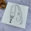 Collana serie ROSE conta ciondoli PIA GET Cristallo intarsiato Argento sterling placcato oro 18 carati Gioielli di lusso di alta qualità br239o