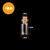 Durchmesser 12mm Transparente Mini-Trompete Glasflaschen Braune Farbe Kork DIY Wishing Flaschen Anhänger 0 42SL T2