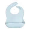 Bavoir en silicone pour bébé Bavoirs pour enfants Bavoir en silicone pour bébé Poche de riz pour bébé Produits pour nourrissons maternels 1067 V2