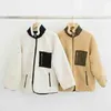 Olhorno casacos de inverno e jaquetas Mulheres Parkas Plus Velvet Espesso Faux Lamb Wood Wear Double Coat 210421