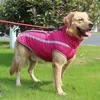 フリースライニング防水犬冬コート暖かい子犬ジャケットベストペット服アパレル犬服35 211007