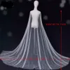 Bridal sjal wrap med äktenskap lyxig 2m*3m bröllopskappla mantel med kvinnlig jacka kappa