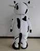 Halloween white dairy cow Mascot Costume Customization Cartoon animal Anime theme character Christmas Fancy Party Dress Carnival Unisex Adults Outfit