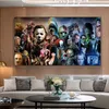 Film d'horreur Collection de personnages thriller Canvas Peinture Mur Images Affiches et imprimés Art toile Affiche murale décor