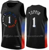 Vintage Obi Toppin RJ 9 Barrett Derrick Rose Julius Randle NewYorkKnicksMen Black City 2020-21 Swingman Basketball Jersey Edition Taille S-2XL