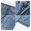 Nbpm Fashion Washed Baggy Jeans Woman High Waist Girl Streetwear Wide Leg Jeans Denim Trousers Femme Pants Loose Bottom 210529