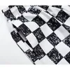 Design Checkered Mens Shorts solto casual respirável moda xadrez padrão calças meninos rua hip hop estilo