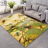 Coussin décoratif oreiller dessin animé abeille tapis carré zone antidérapante tapis de sol tapis 3D antidérapant salle à manger salon doux chambre style260c